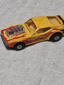 Matchbox Rolamatics 1973 Limited Edition Mustang Piston Popper Hot Popper Flame