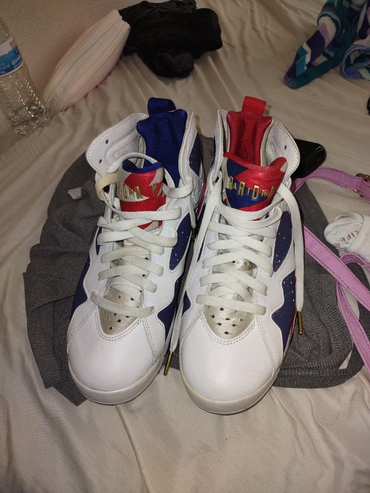 NIKE AIR JORDAN 7 VII RETRO USA OLYMPIC ALTERNATE MENS SHOES