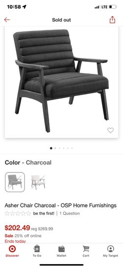 Asher Chaise Accent Chair 