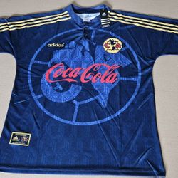 1999/2000 Club America soccer jersey 

Brand new with tags

RETRO 

SIZE AVAILABLE:
M
L
XL
XXL

Nueva con etiquetas
