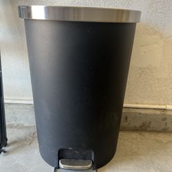 Large Semi-Round Kitchen Trash Can