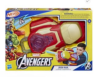 Marvel Avengers Iron Man Arc Blaster Roleplay toy with 3 Nerd Darts