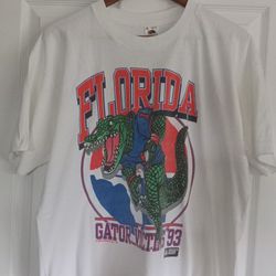 Vintage 93 Florida Gators Victims Tshirt
