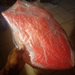 brand new still in the package never used dirt bike plastic covers red and white for 125 CC dirt bike