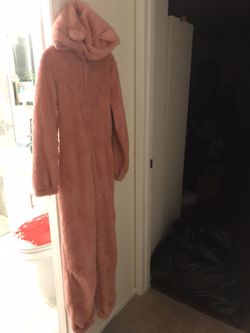 Pink Teddy Bear Onesie 