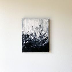 Original Abstract Acrylic Canvas Painting 