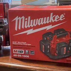 Milwaukee 6 Battery Charger And 2 Pack 5.0 Battery’s New In Box 📦 
