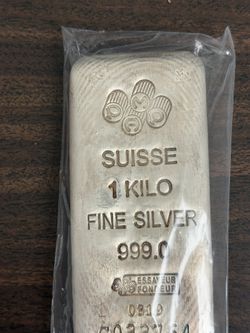 1 Kilo Pamp Suise Silve Bar 999.