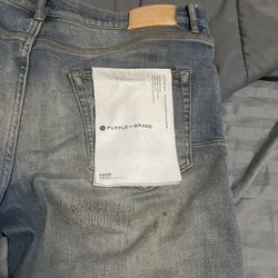 Purple Jeans Oil Repair Size 33’