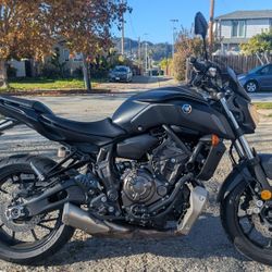 2020 YAMAHA MT07 ABS CLEAN TITLE MOTORCYCLE