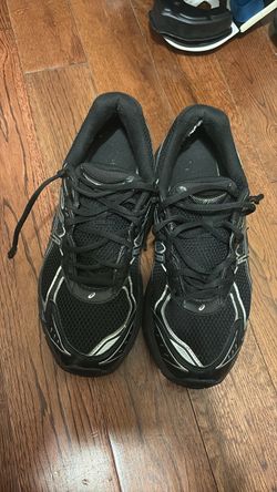 ASICS Running Sneakers Black and Silver