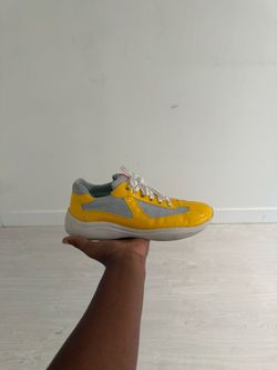 Prada America's Cup Sneakers Yellow