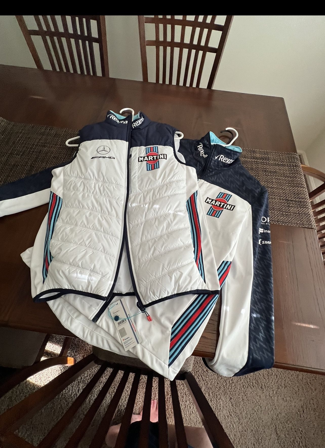 FOR BOTH Williams Martini Racing  Softshell Jacket & Puffer Vest  BMW 