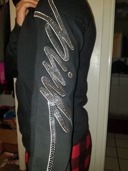 Pink XS bling hoodie