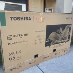 HUGE TV SHIPMENT IN 65" TOSHIBA 4K LED HDR SMART 65C350LU 