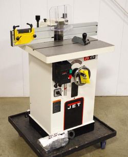 JET Single Spindle Shaper w/ Spindles, 3HP, 1PH, 230V, M/N JWS-25X, Demo unit