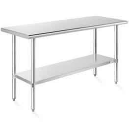 Stainless steel work table