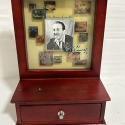 Rare Signed For Walt Disney Picture Chest Frame 