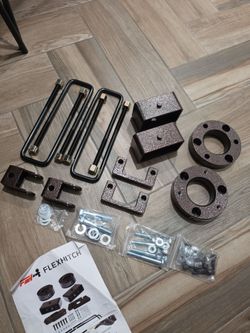 3.5" Front 3" Rear Lift kit 2007 to 2018 Chevy Silverado GMC Sierra 1500 2WD 4WD  and 2019 to 2024 2WD Only Rear Shock Extensions lift suspension part