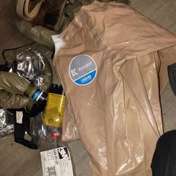 3M  Breathe Easy Air Filtration Haz Material Splash Proof Suit And Complete Breathing Set Up All New All There With Turbo Breather, Filters, Battery ,