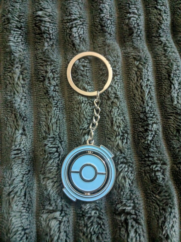 Pokemon Go Spinning Pokestop Keychain