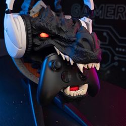 Dragon Head Controller & Headset Holder