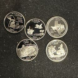 2004 S Gem Proof Washington State Quarters With A Beautiful Ultra Cameo 18