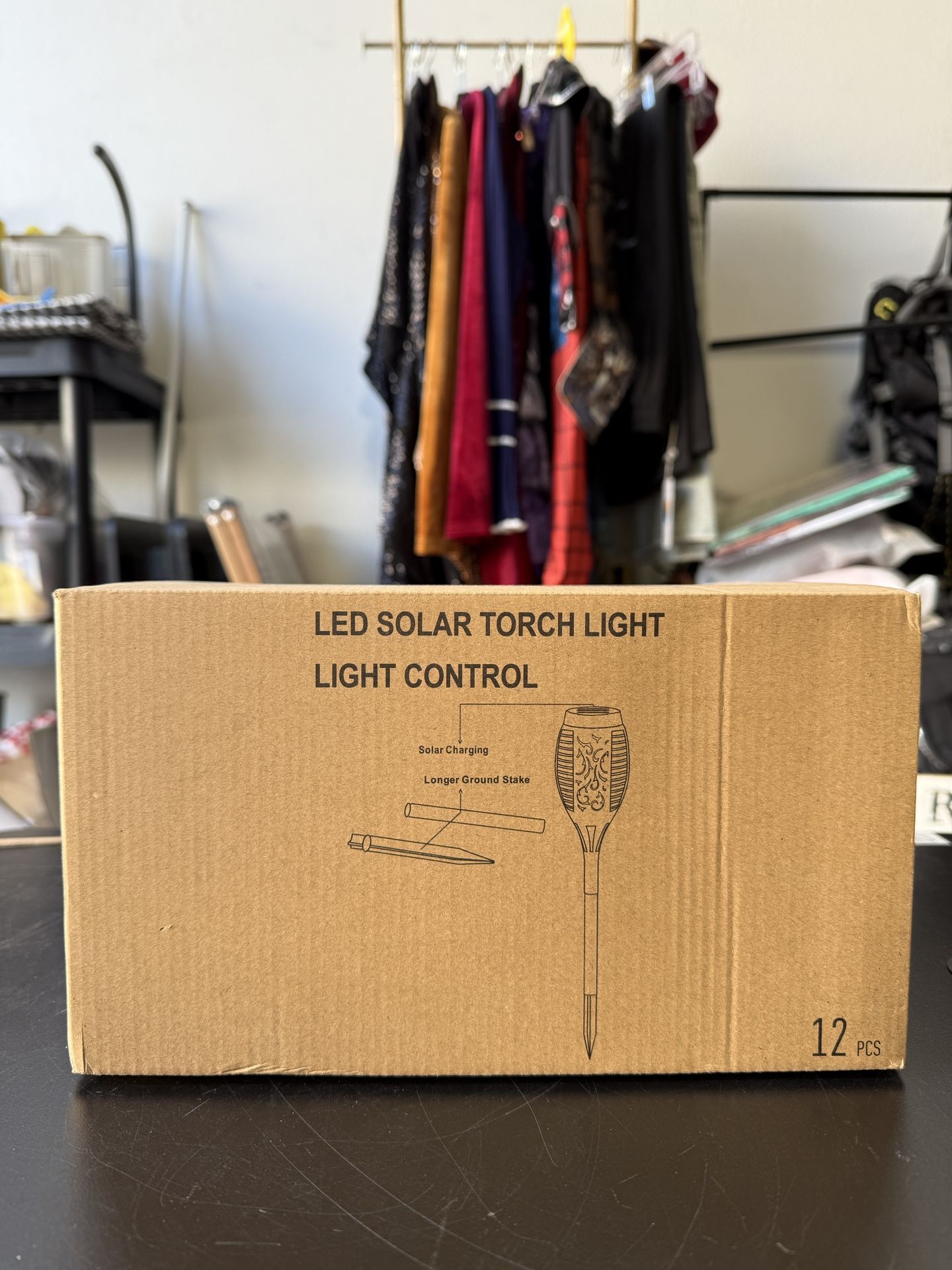 LED Solar Torch Light (12 Pack)