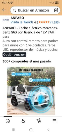 Coche eléctrico para niños con control  remoto