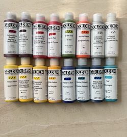 Golden Fluid 4oz Paint Bundle- $FIRM
