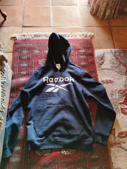 Reebok Men's Navy Blue Sweatshirt Large