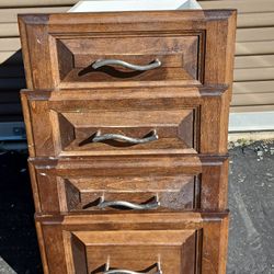 Solid mahogany wood Kitchen Cabinet drawers in good condition