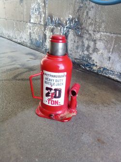 Pittsburgh heavy duty bottle jack