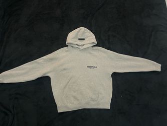 Grey essentials hoodie
