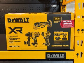 DeWalt XR 20V Brushless 3-Tool Combo Kit DCK320X1R1