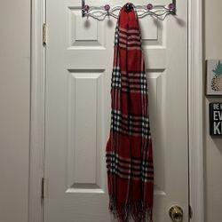 Red Plaid Scarf