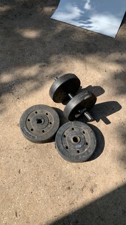 Dumbbell weighht with 10 lb Weight Plates