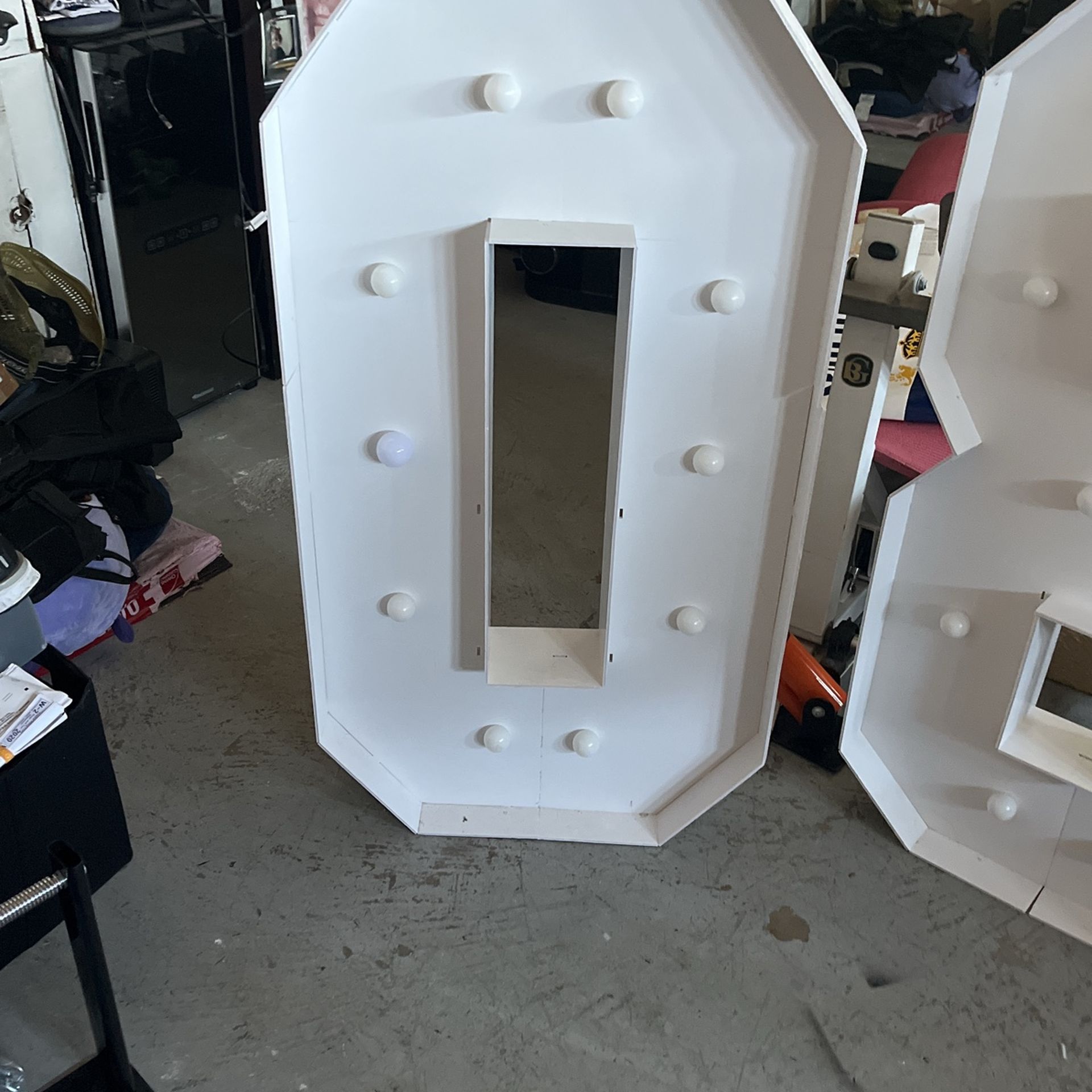 Cardboard Number Lights