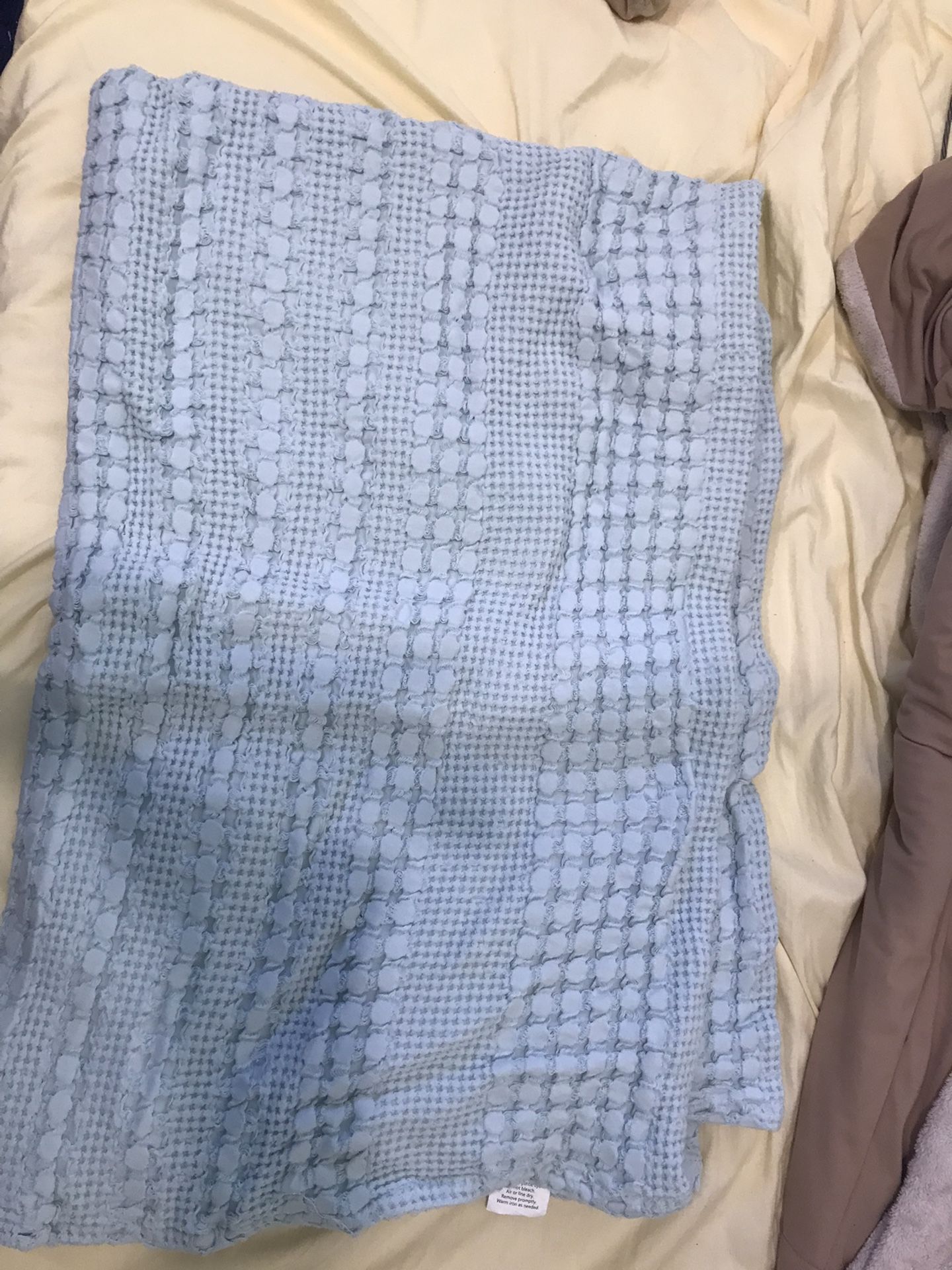 Brand New Waffle Weave Blanket