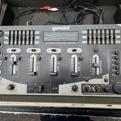 Vintage Gemini PDM-24s Sound Mixer In A Professional Case 