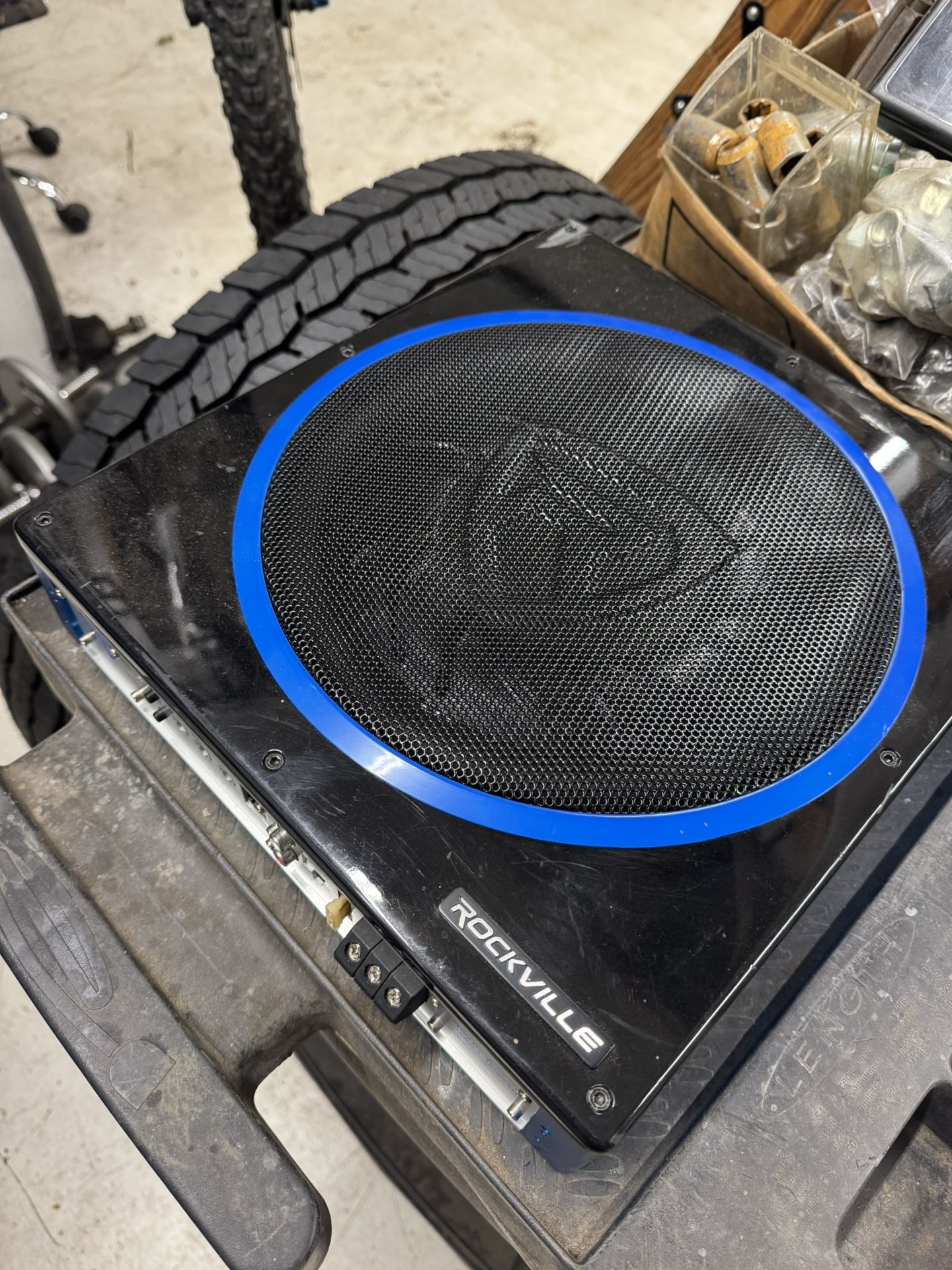 Car Stereo Amp Sub Rockville 10” 800w Subwoofer