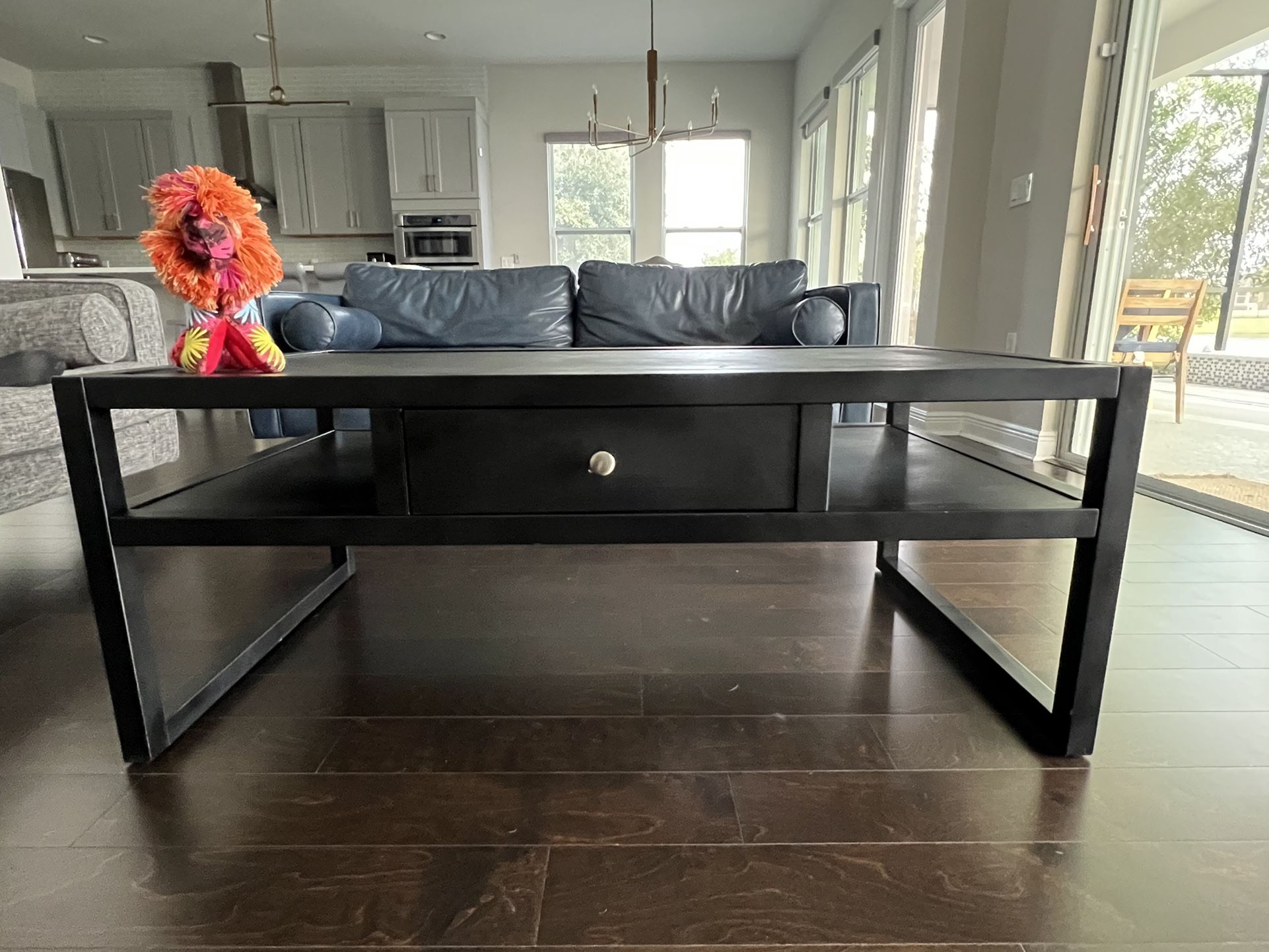 Black Hardwood Living Room Table - Mid Century Modern for Sale in ...