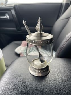 Southern Living Astoria Glass Condiment Container