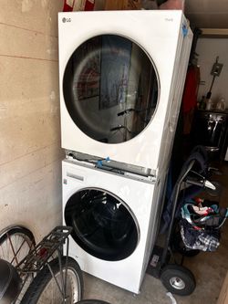 LG ThinQ Stackable Washer & Dryer