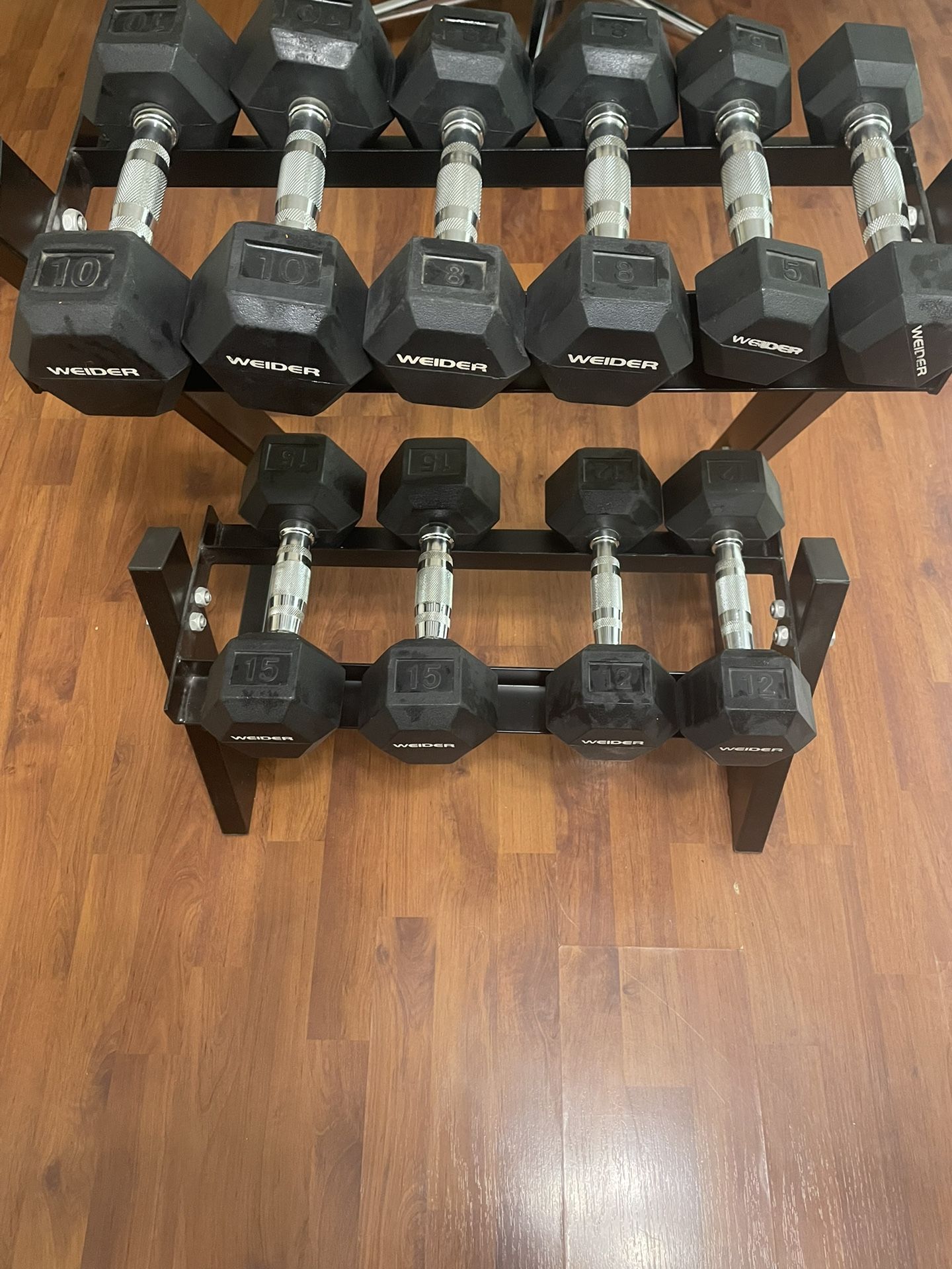 Rack of Dumbbells