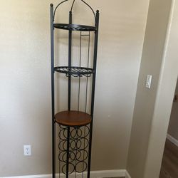 Glass Bottle Shelf