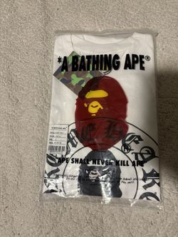 Bape shirt, White, Large