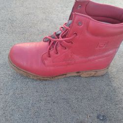 Red Fila Boots Sz 13 