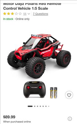 Motor Dayz Polaris Red Remote Control Vehicle 1:5 Scale