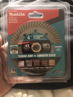 Makita concrete disk blade